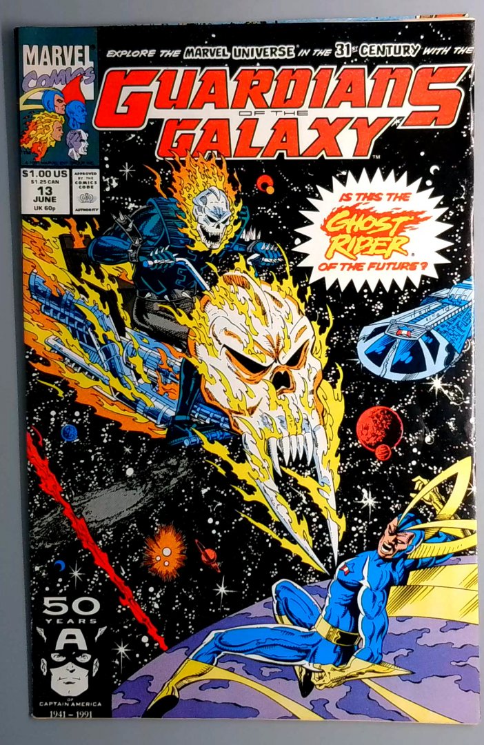 Guardians of the Galaxy #13 FN 1st Spirit of Vengeance Marvel 1991
