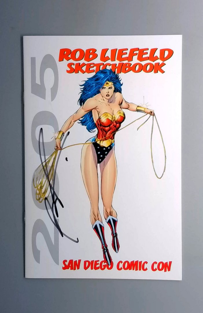 Rob Liefeld Signed Sketchbook 2005 NM Comic Book - Rare
