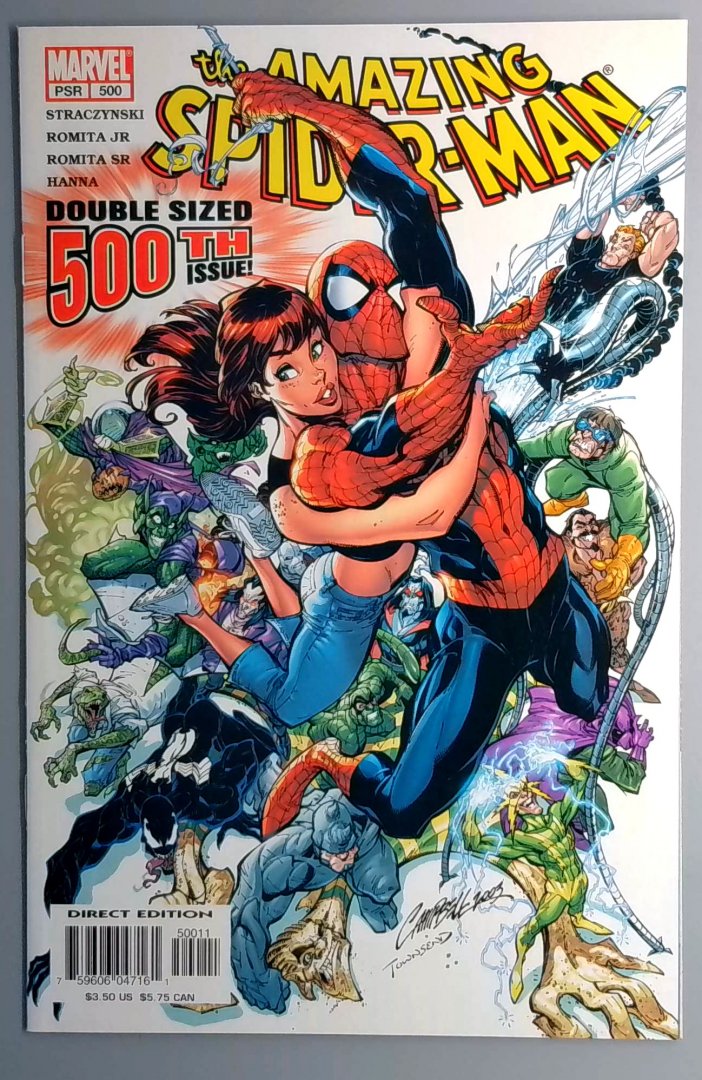 Amazing Spider-Man #500 VF+ Direct Edition Marvel 2003