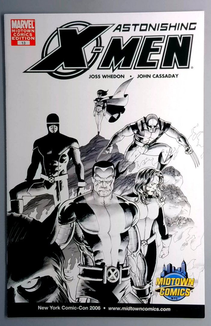 Astonishing X-Men #13 NM-Sketch Cover Variant Edition Marvel 2006