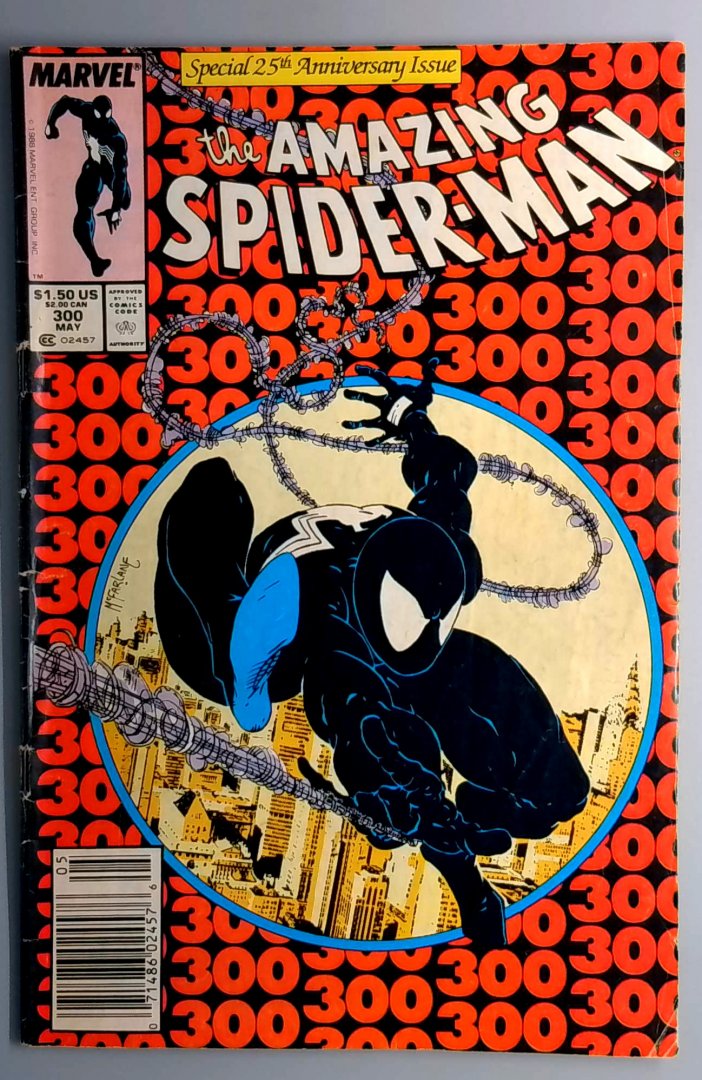 Amazing Spider-Man #300 VG- Newsstand, 1st Venom Marvel 1988