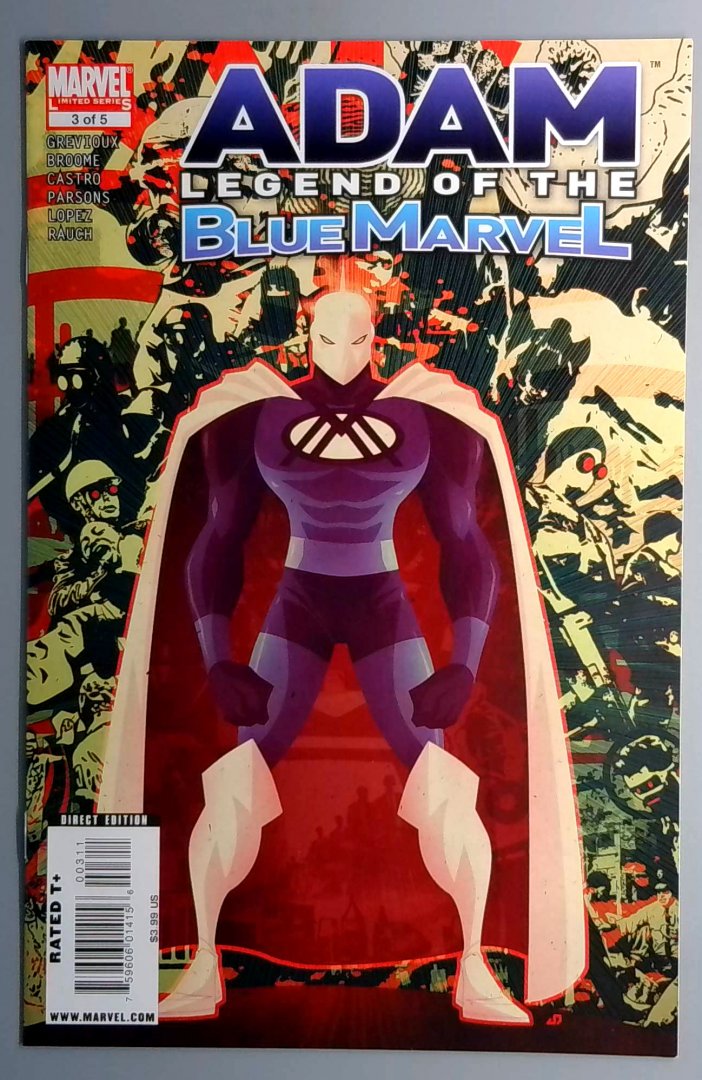 Adam: Legend of the Blue Marvel #3 VF/NM Marvel 2009