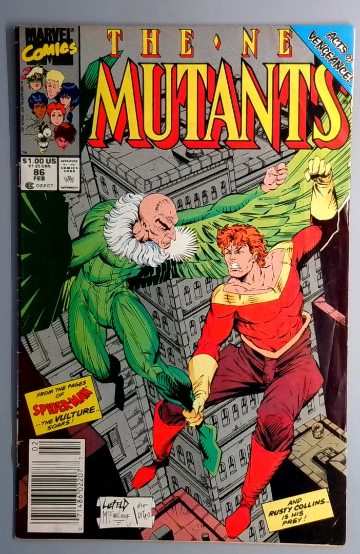 New Mutants #86 VG 1st Cable Cameo Marvel