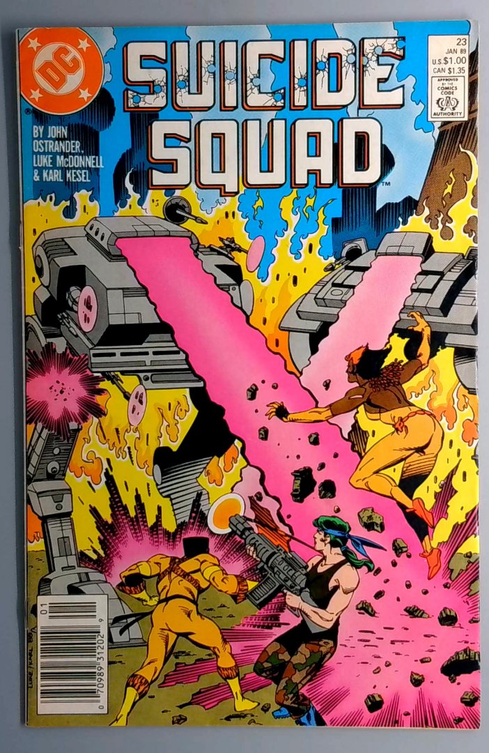 Suicide Squad #23 1st Appearance of Oracle Newsstand Edition DC