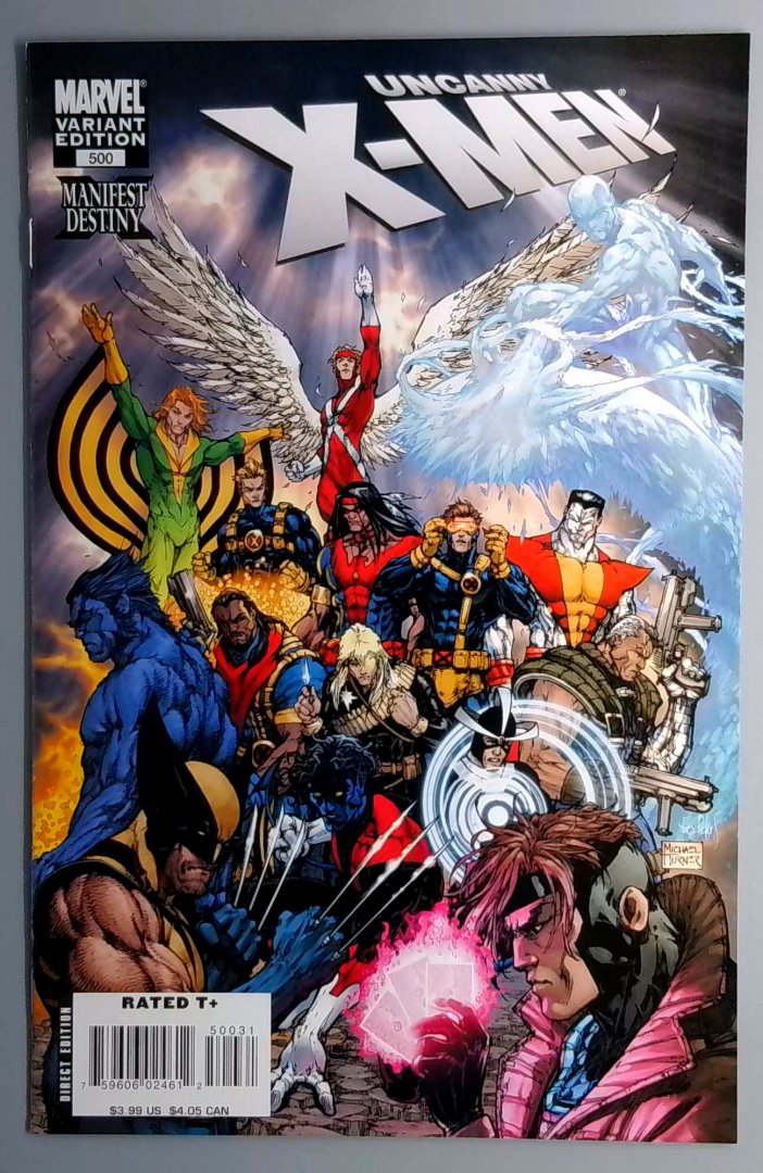 Uncanny X-Men #500 VF/NM Michael Turner Variant Marvel 2008