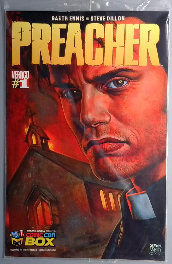 Preacher #1 NM Comic Con Box Vertigo