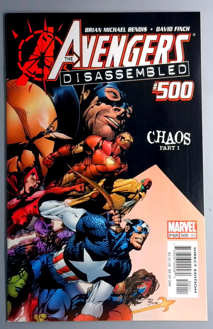 Avengers #500 NM-Continued from Volume 3 DMarvel 2004