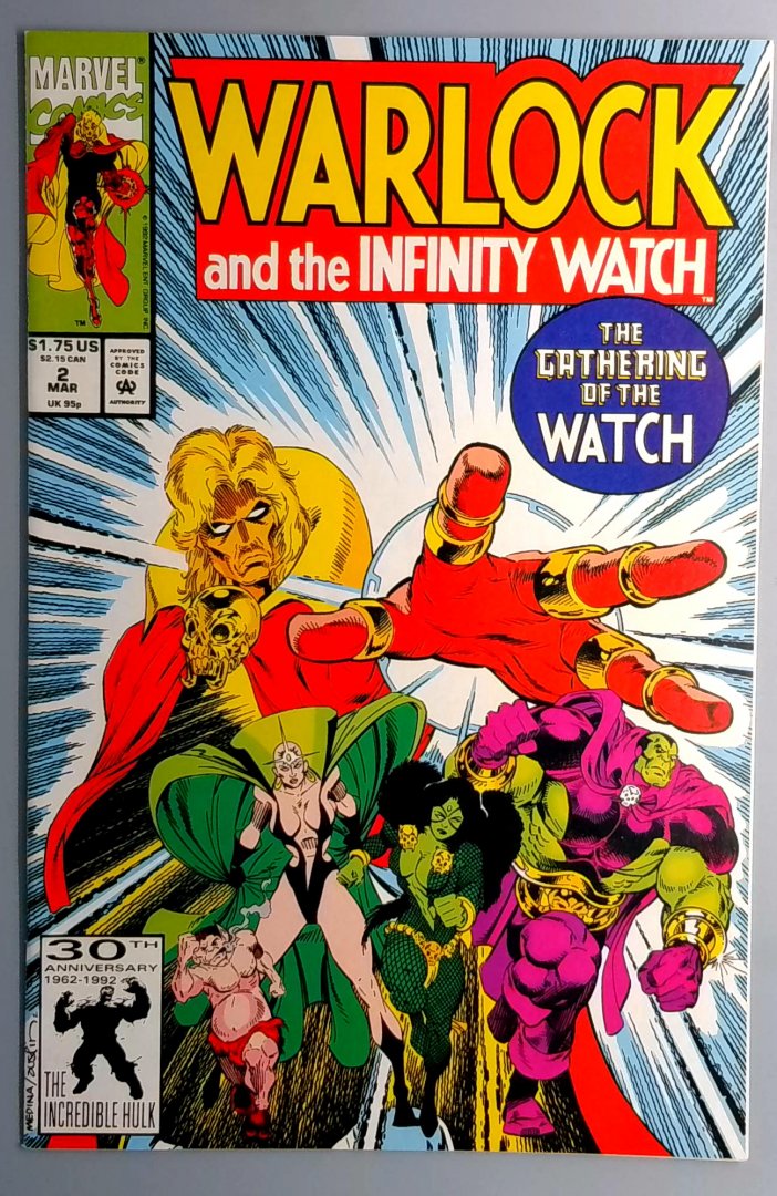 Warlock and the Infinity Watch #2 VF/NM 1st Infinity Watch team