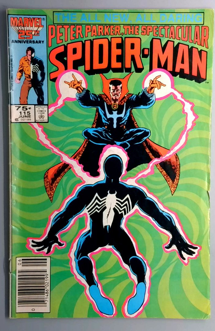 Spectacular Spider-Man #115 3rd Cameo of the Foreigner Newsstand Edition