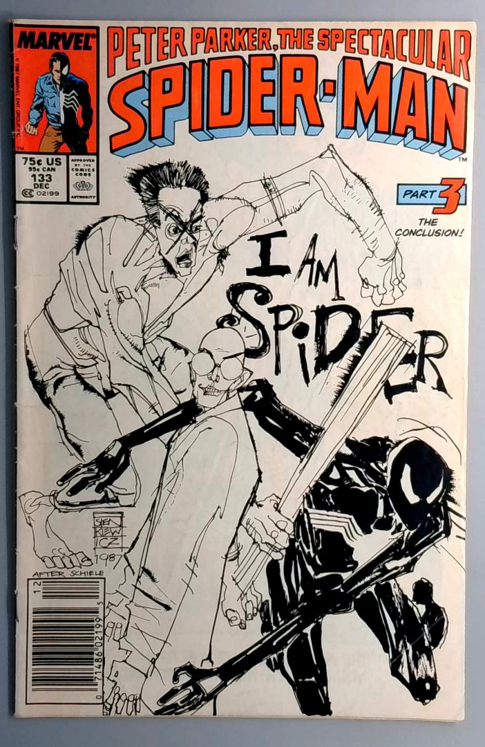 Spectacular Spider-Man #133 Newsstand Edition Marvel 1987