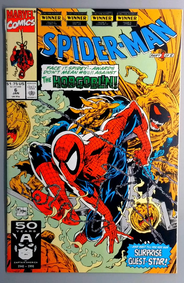Spider-Man #6 VF- Marvel 1991