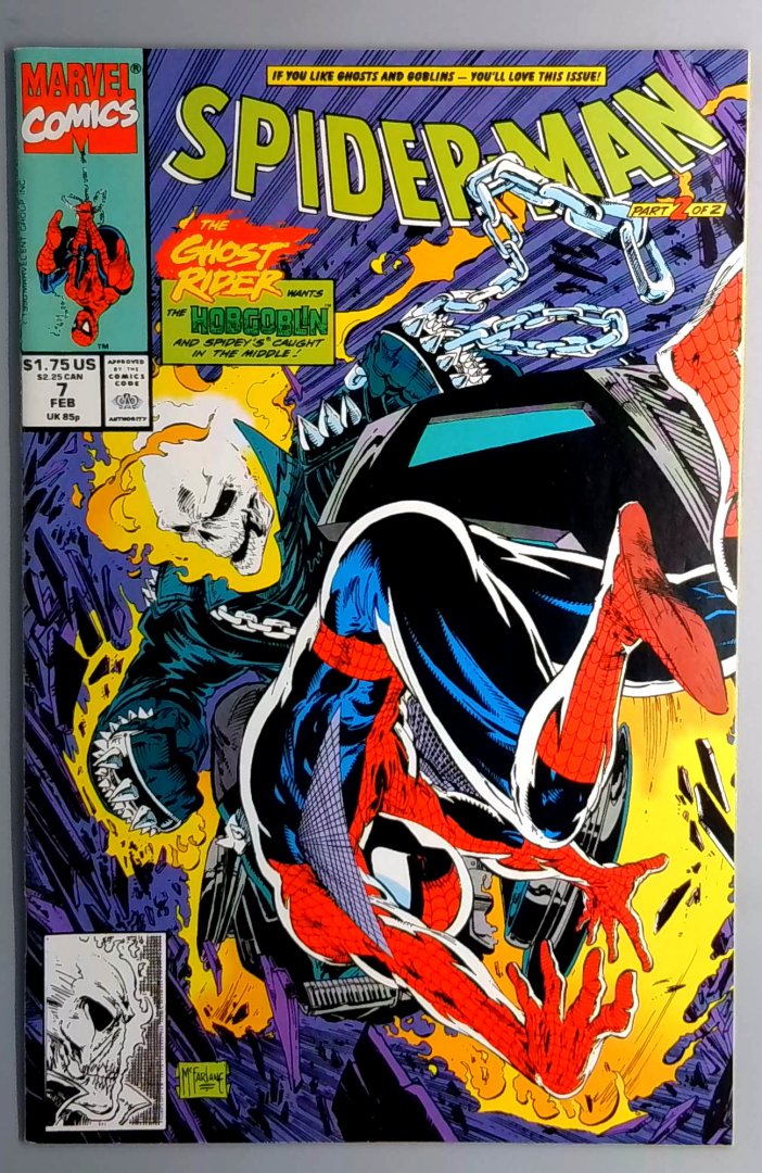 Spider-Man #7 NM- Marvel 1991