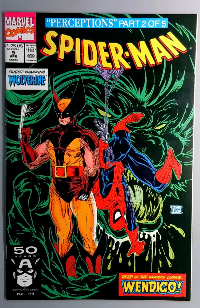 Spider-Man #9 VF Marvel 1991