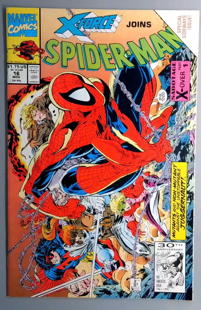 Spider-Man #16 Final Issue by Todd Mcfarlane for Marvel Comics Marvel 1991