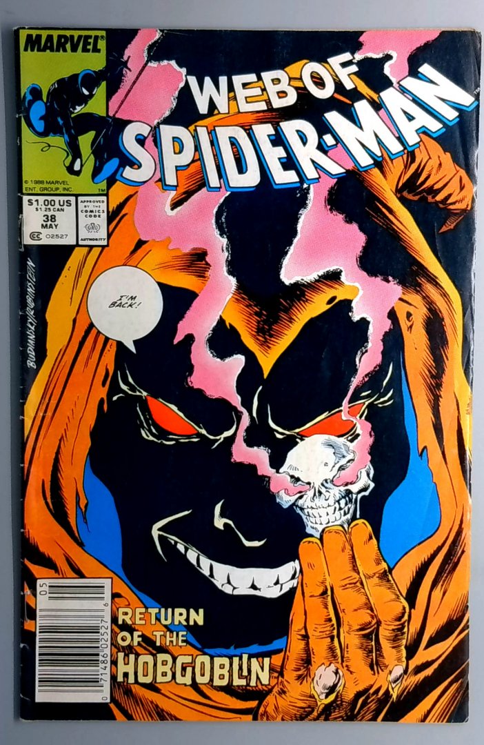 Web of Spider-Man #38 Newsstand Edition Marvel 1988