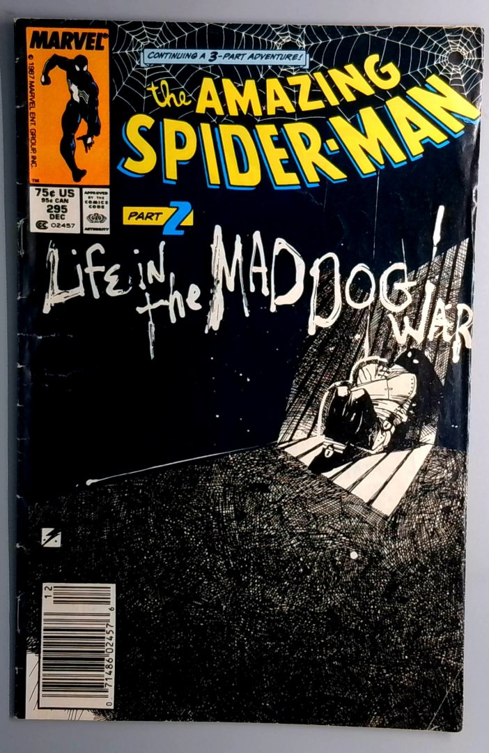 Amazing Spider-Man #295 1st Captain Zero Newsstand Edition Marvel 1988