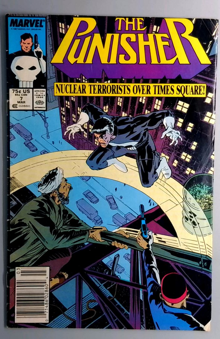 Punisher #7 Newsstand Edition Marvel 1988