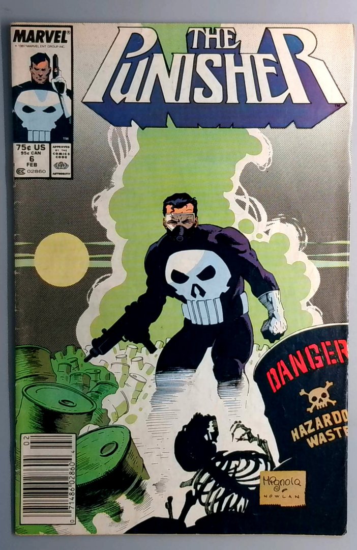 Punisher #6 Newsstand Edition Marvel 1988