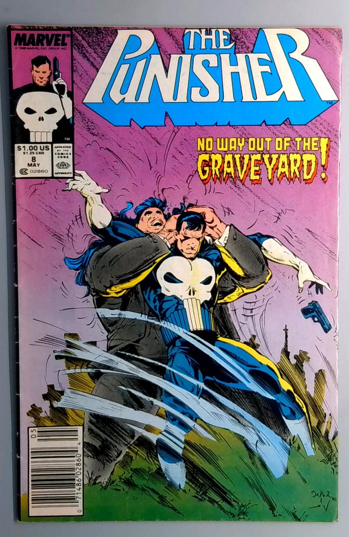 Punisher #8 Newsstand Edition Marvel 1988