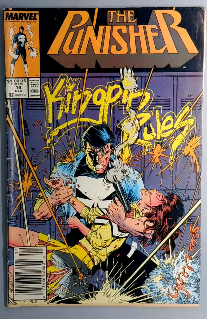 Punisher #14 Newsstand Edition Marvel 1988