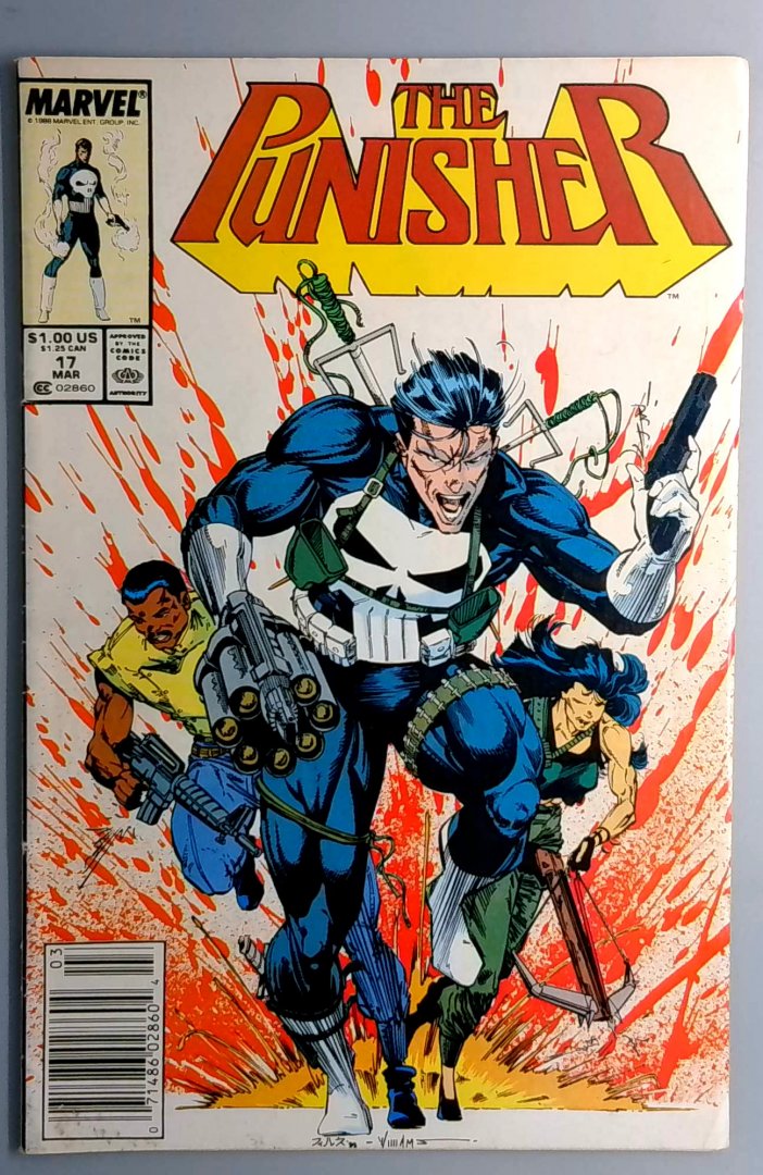 Punisher #17 Newsstand Edition Marvel 1988