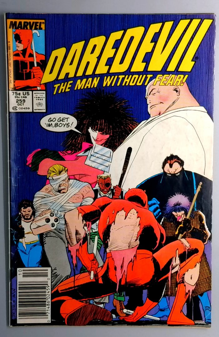 Daredevil #259 Newsstand Edition Marvel 1988