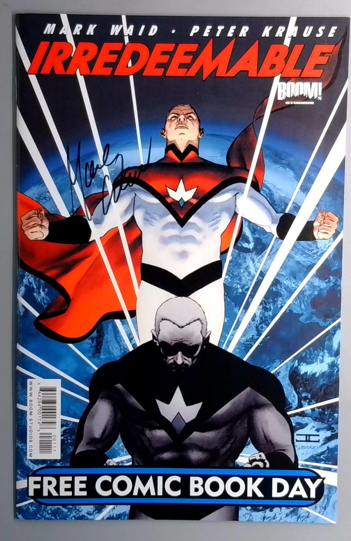 Irredeemable #1 NM Signed by Mark Waid fcbd 2010 BOOM! Studios
