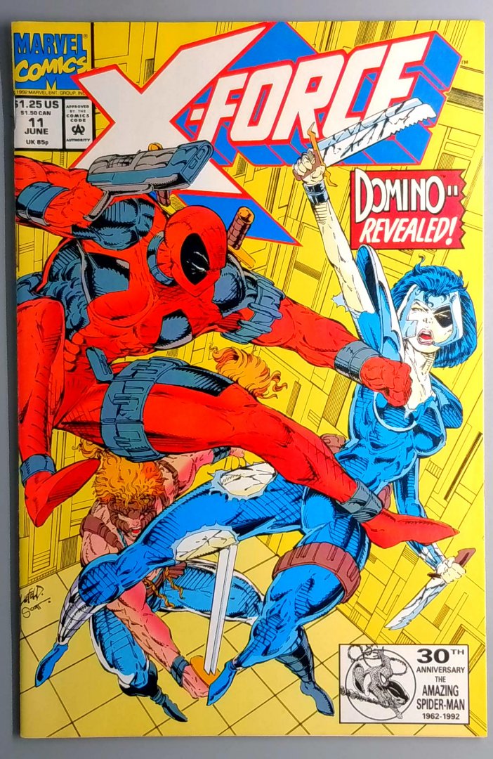 X-Force #11 VF 2nd Appearance of Domino Marvel 1992