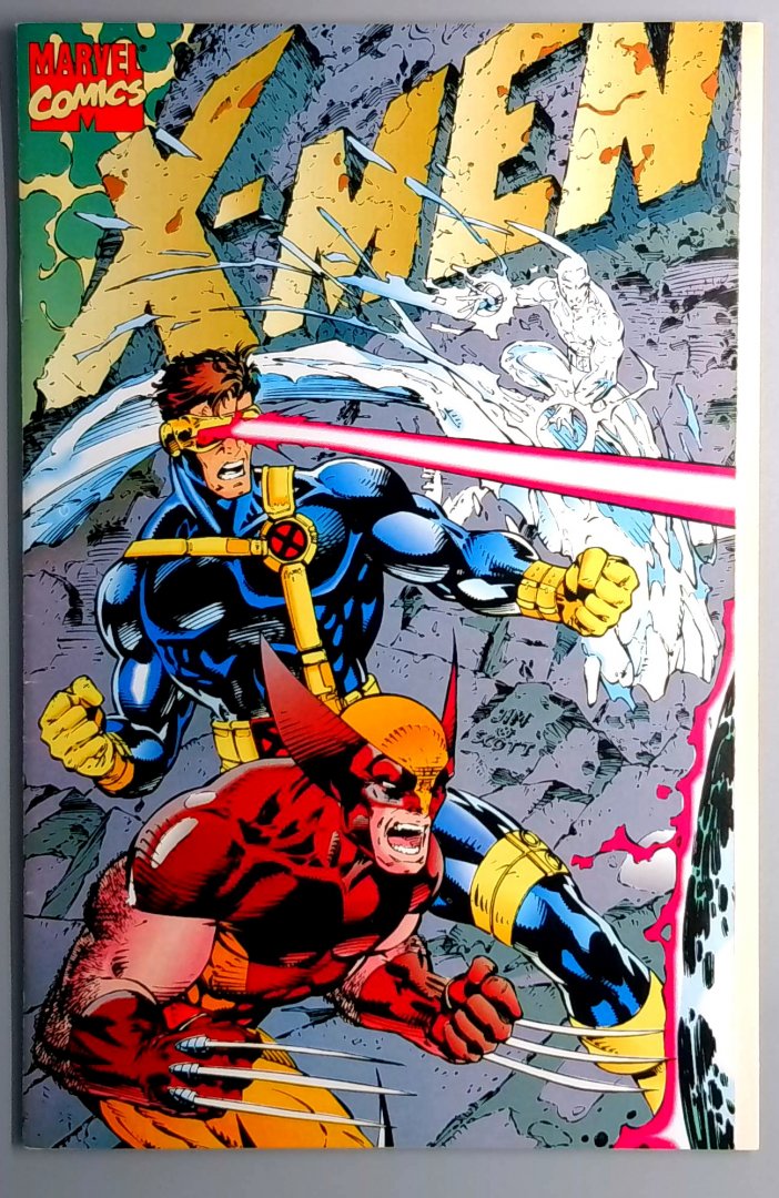 X-Men #1 Gatefold Cover Combined of All Covers Marvel 1991