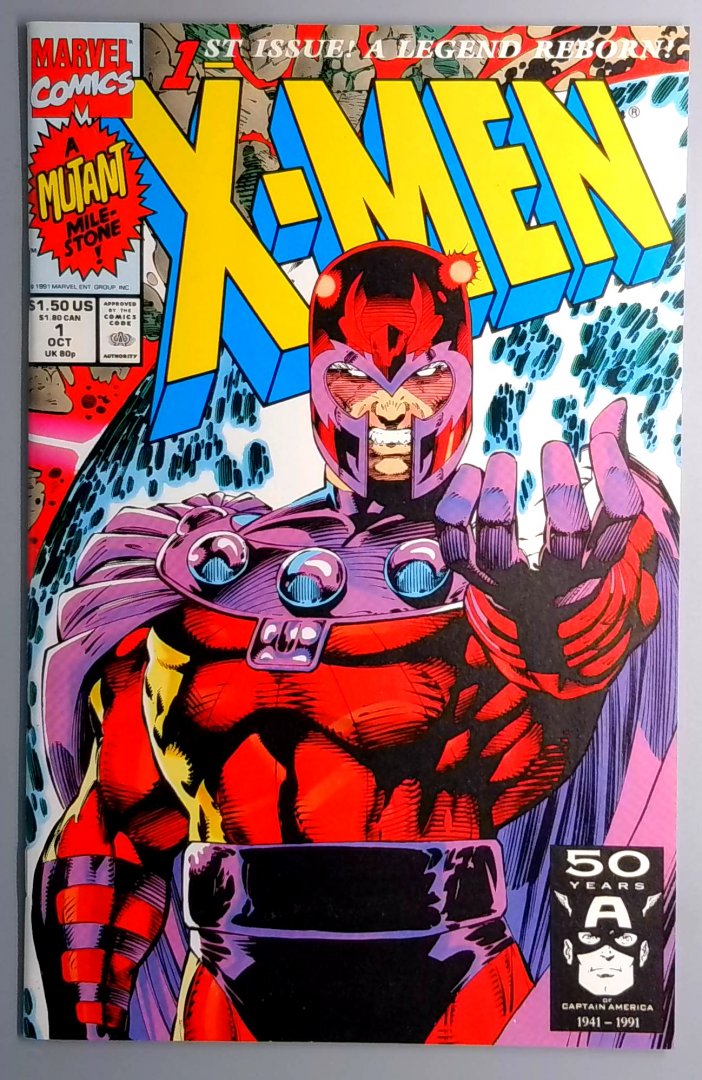 X-Men #1 NM- Magneto Cover Marvel 1991