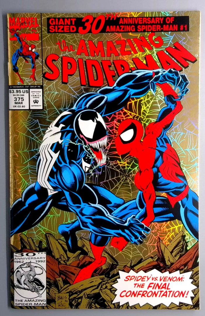 Amazing Spider-Man #375 VF/NM 1st Ann Weying Marvel 1993