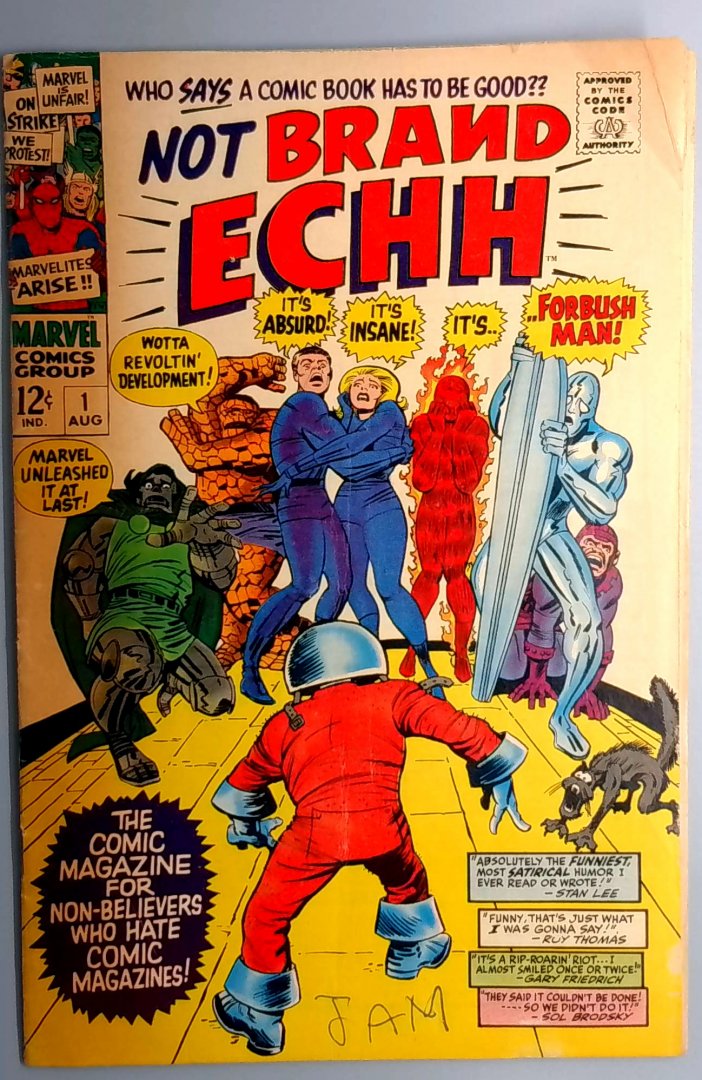 Not Brand Echh #1 FN- 1st Marvel Parody Comic Marvel 1967