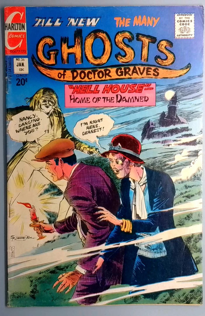 Many Ghosts of Doctor Graves #36 FN Charlton 1973