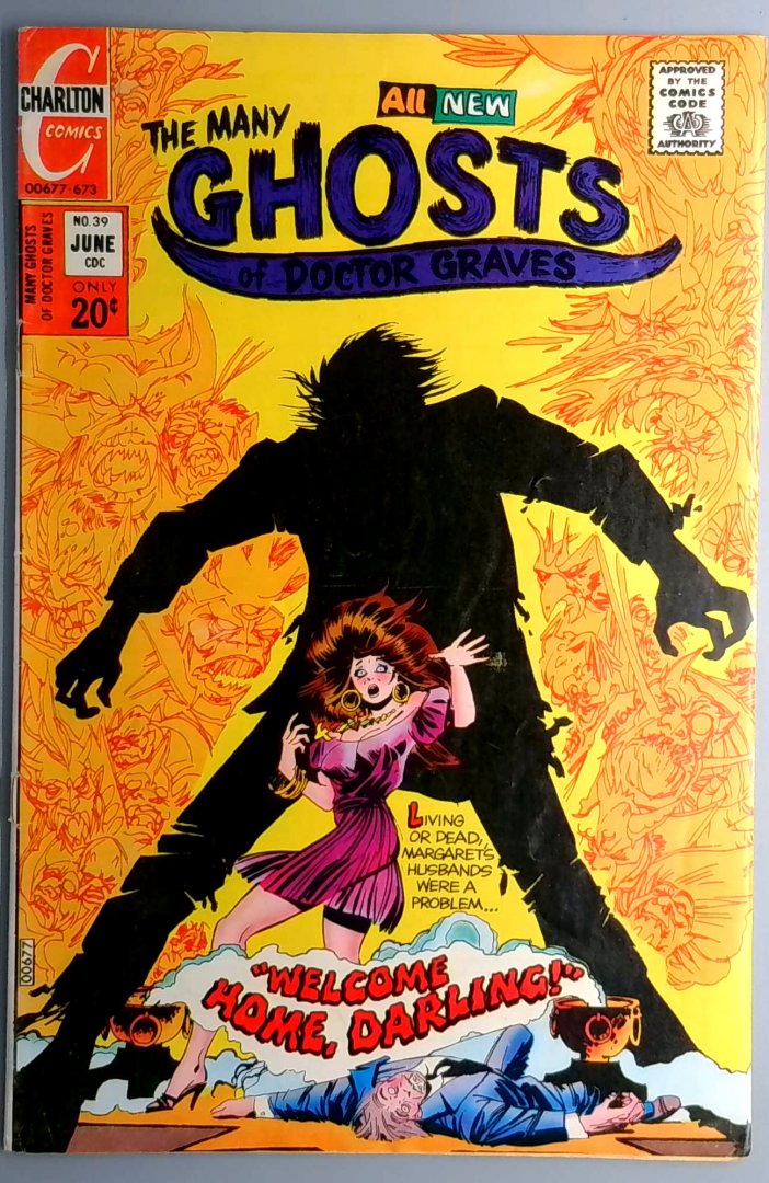 Many Ghosts of Doctor Graves #39 VG/FN Art by Tom Sutton Charlton 1973