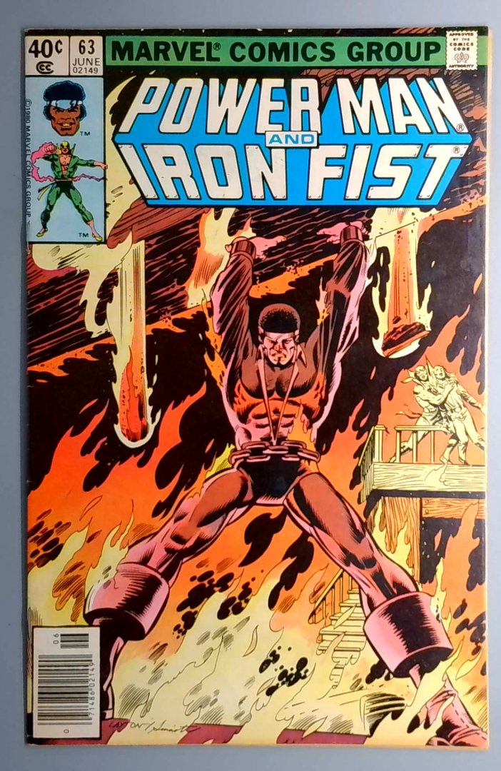 Power Man #6b Gem Theatre Blown Up Newsstand Edition Marvel 1980