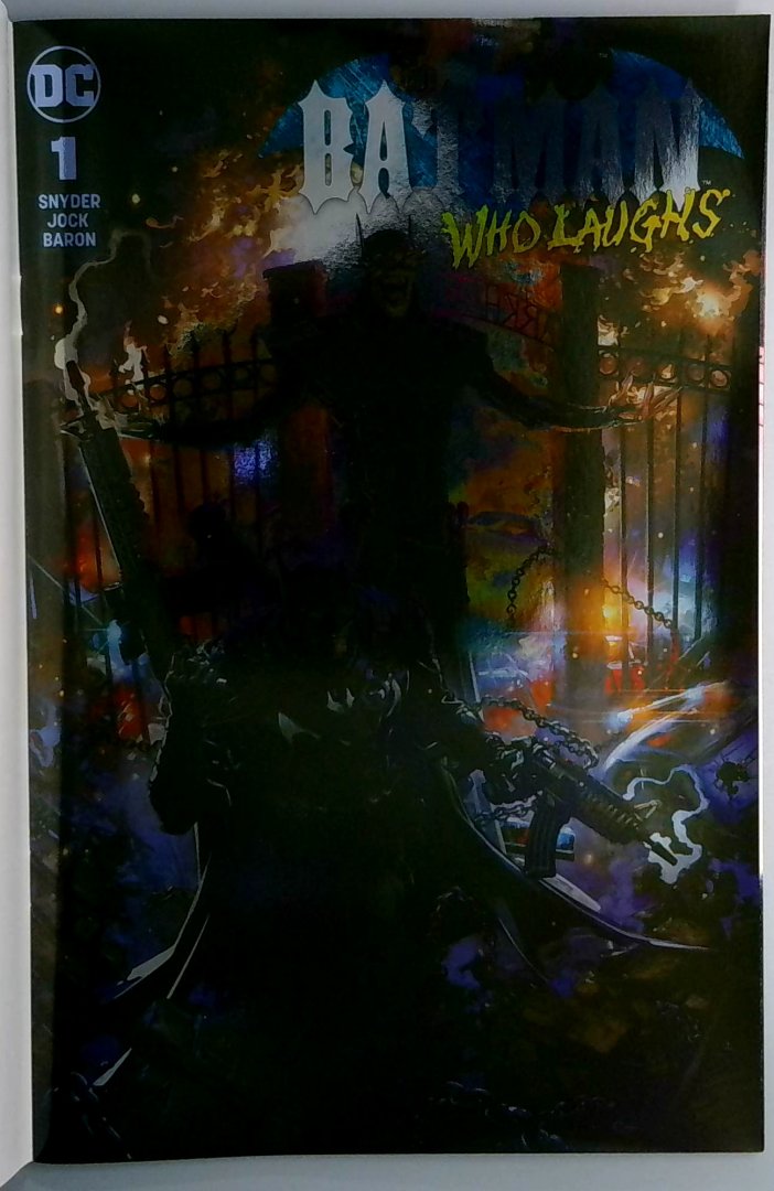 Batman Who Laughs #1 NM Clayton Crain Foil Variant DC