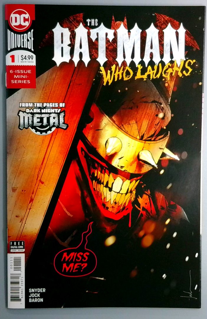 Batman Who Laughs #1 NM CVR A DC