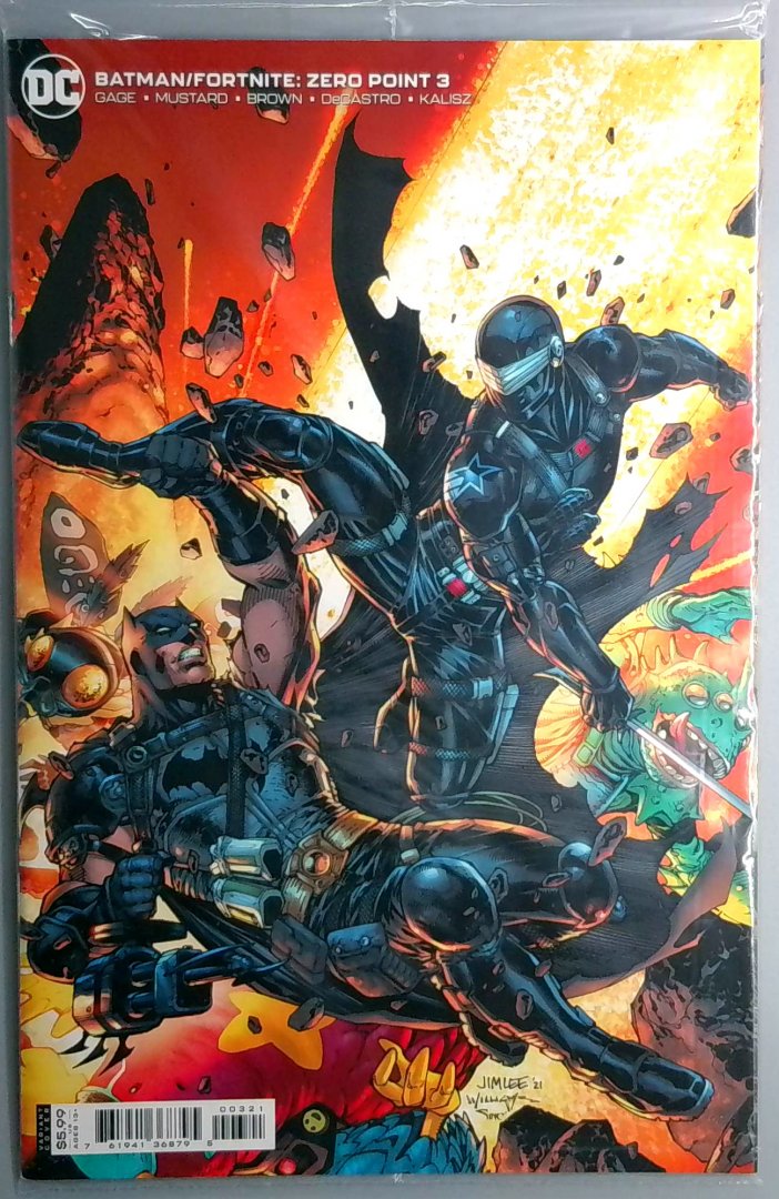 Batman/Fortnite: Zero Point #3 Polybagged Jim Lee DC