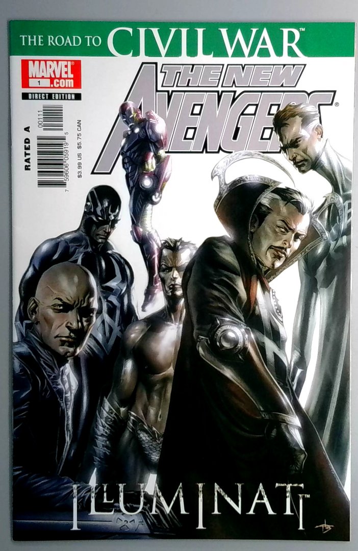 New Avengers #1 VF+ Illuminati Marvel 2006