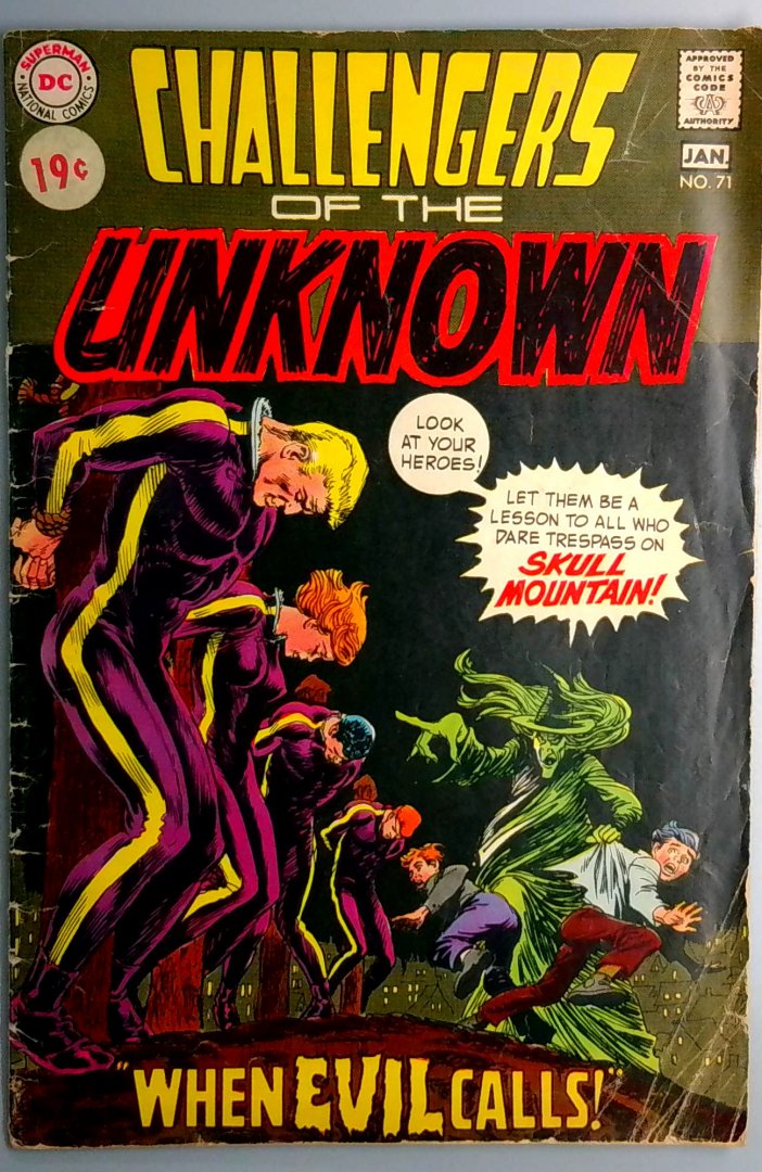 Challengers of the Unknown #71 VG DC 1970