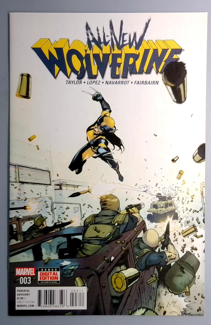 All-New Wolverine #3 NM 2nd Appearance of Honey Badger Marvel 2016