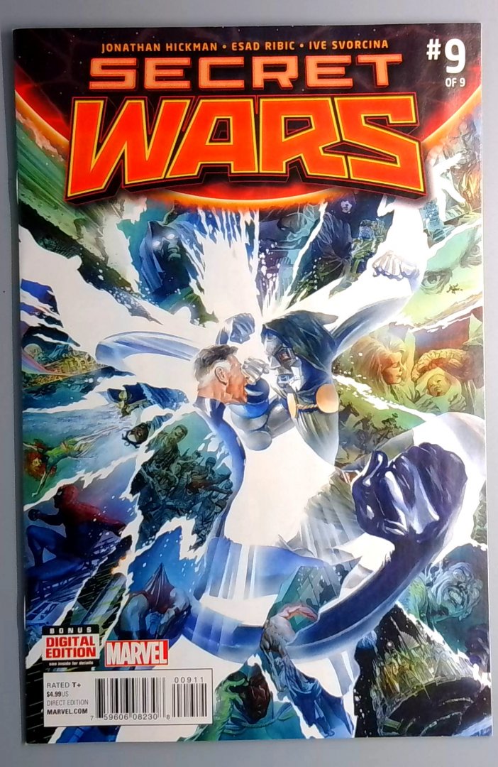Secret Wars #9 NM Reed Richards and Sue Storm Disappear Marvel 2016