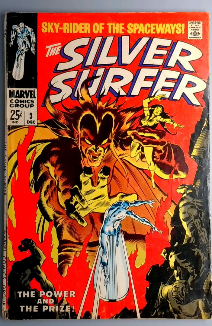 Silver Surfer #3 VG 1st Appearance of Mephisto Marvel 1968