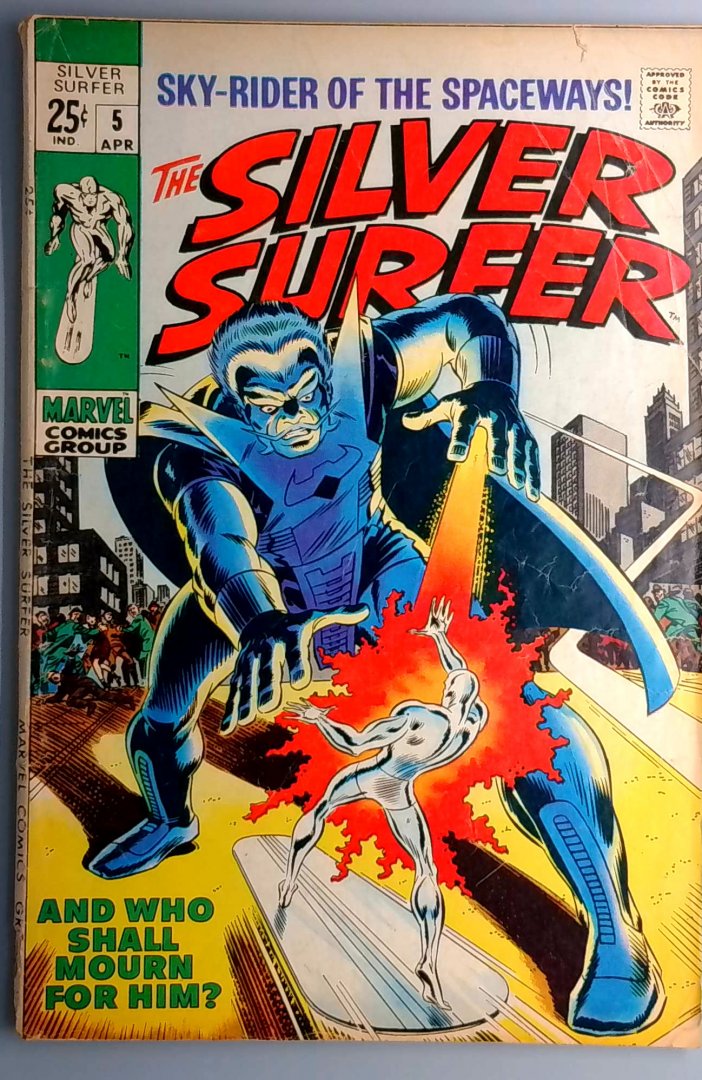 Silver Surfer #5 VG- Marvel 1969