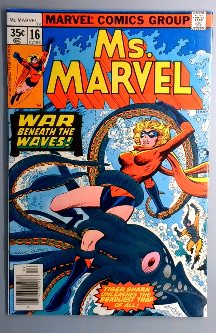 Ms. Marvel #16 VF+ 1st Cameo of Mystique  Marvel 1978