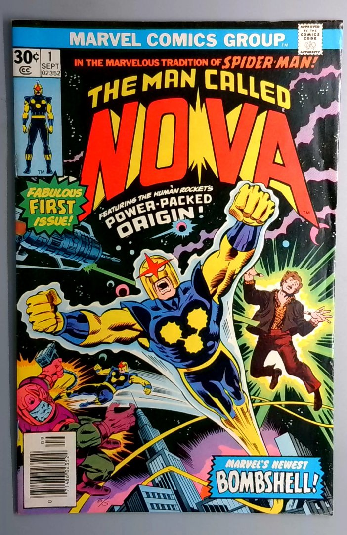 Nova #1 FN/VF 1st Appearance and Origin of Nova Richard Rider Marvel 1976