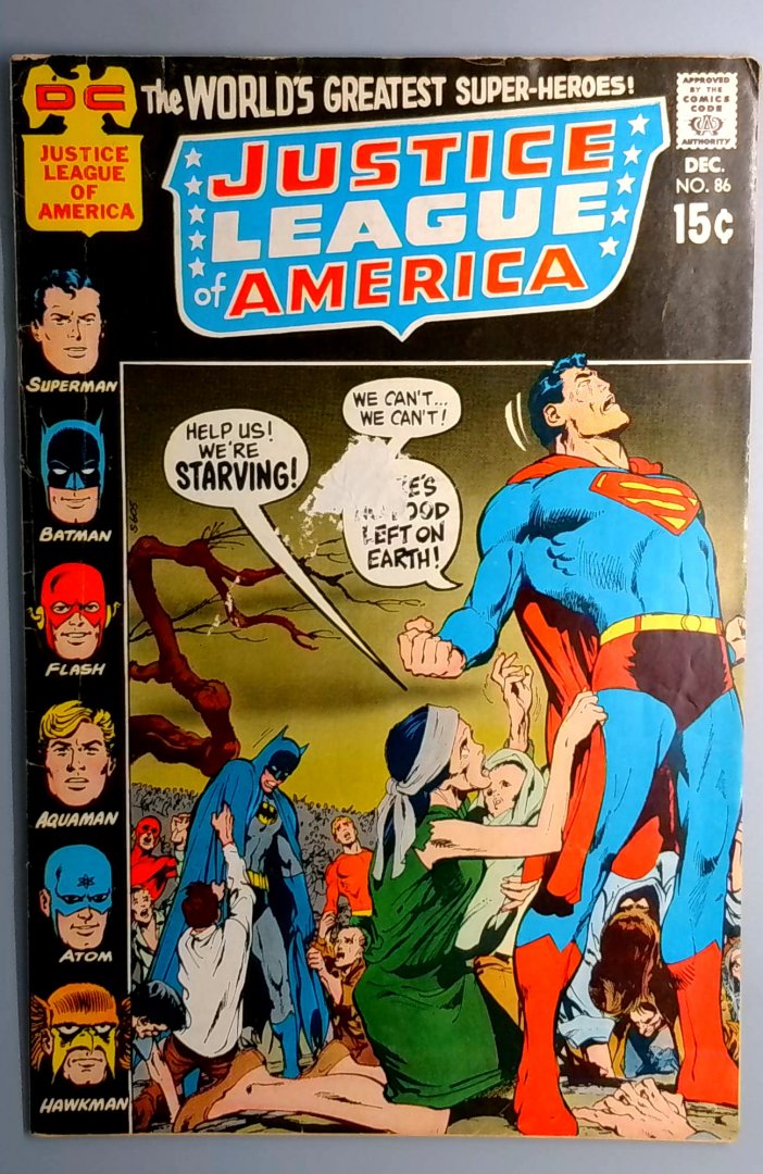 Justice League of America #86 VG DC 1970