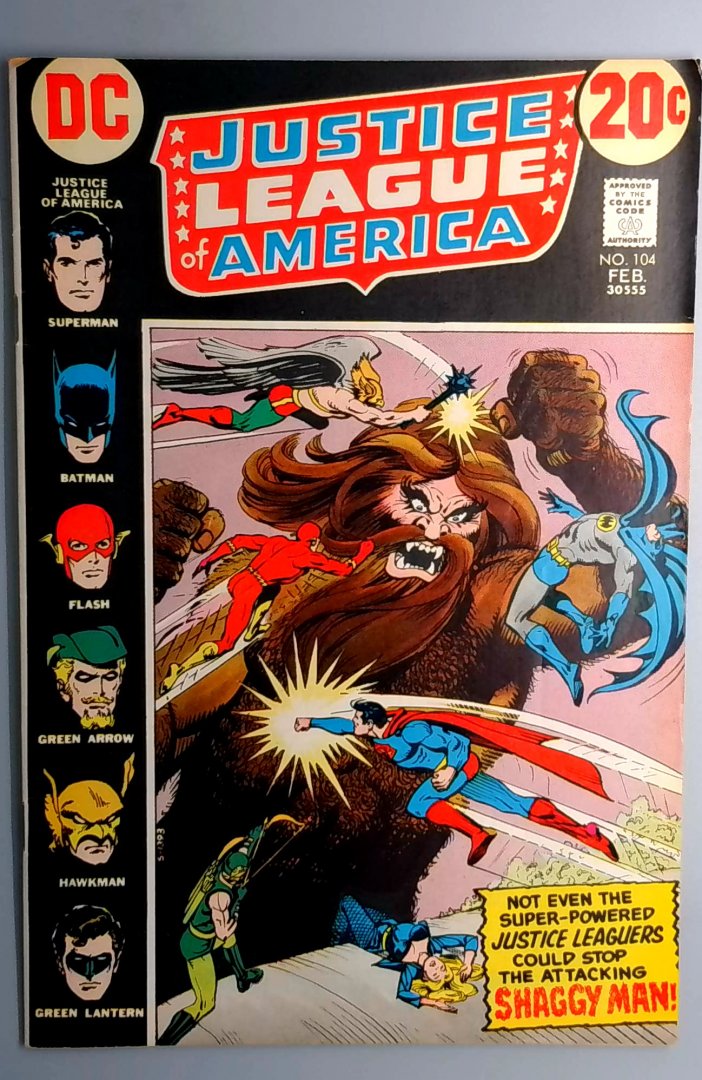 Justice League of America #104 FN- DC 1973