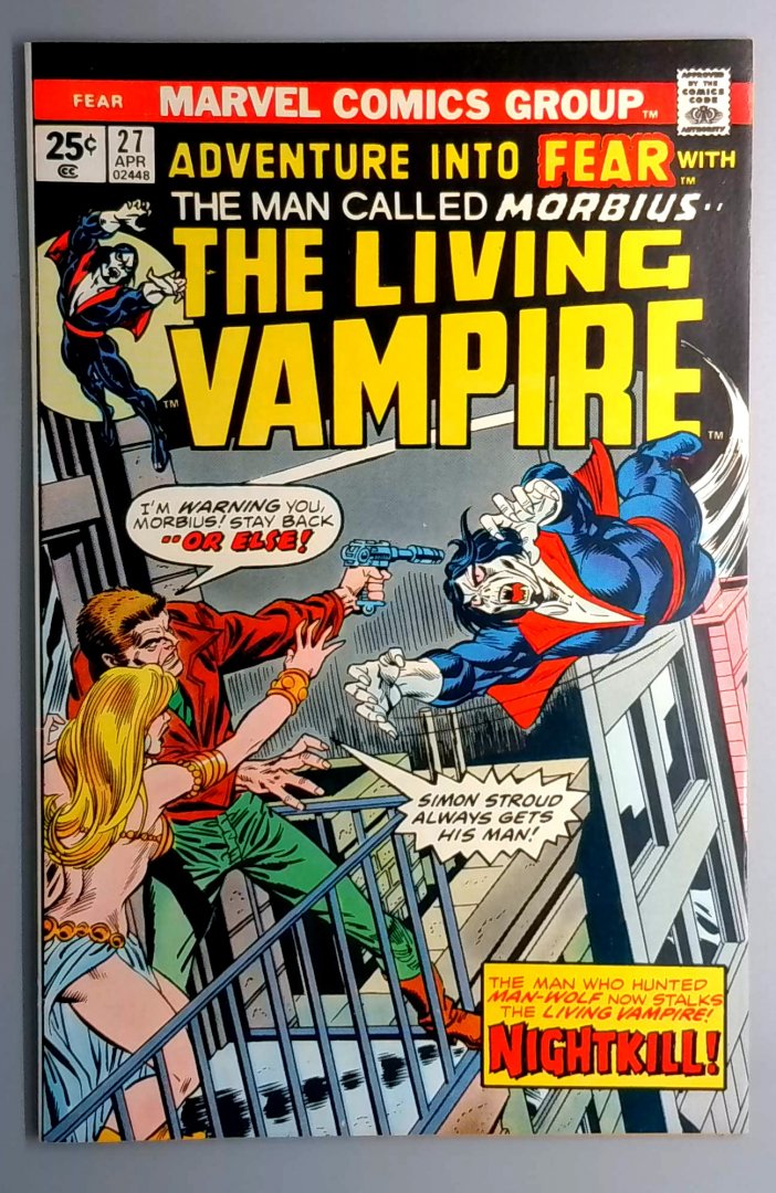 Adventure Into Fear #27 VF Marvel 1975