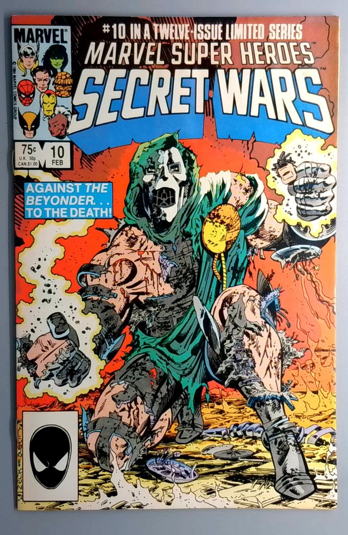 Marvel Super-Heroes: Secret Wars #10 VF- Marvel 1985